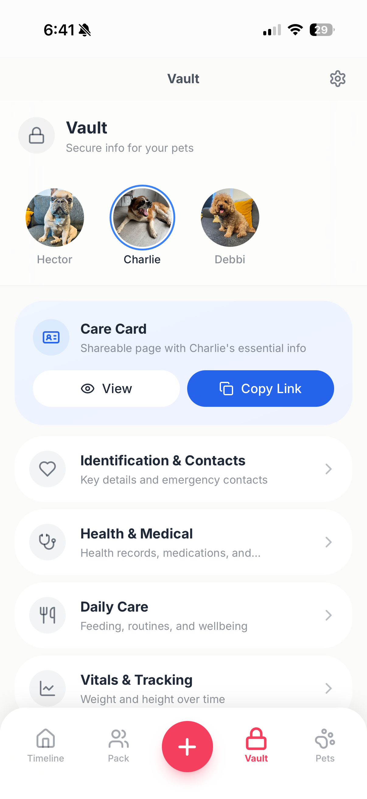 PetJourni memory view